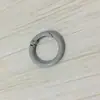 Hebilla de resorte de color, anillo de resorte de aleación de pintura de círculo abierto de metal, cadena para teléfono móvil, cadena para bolso, accesorios hechos a mano