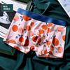 Ropa interior para hombre con estampado de fruta Ruyi de caqui, cintura antibacteriana transpirable de algodón modal, pantalones para niños al por mayor