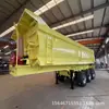 Semirremolque Volquete Autodescargable para Exportación Transfronteriza, Semirremolque Volquete Montado Frontal para Tierra y Escombros, Semirremolque Autodescargable para Transporte de Minerales