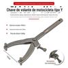Chave de cartão fixa de volante em Y, placa de correia de motocicleta e scooter, ferramenta de desmontagem de embreagem de motor magnético de placa Puli