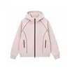 Sudadera para hombre de otoño e invierno, nueva, comercio exterior al por mayor, cárdigan de bloqueo de color moderno estilo americano, chaqueta con capucha, sudadera unisex