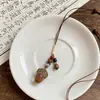 Nuevo Collar Retro Popular Étnico Estilo Chino para Mujer, Cadena Larga Versátil de Nicho para Suéter con un Toque de Alta Gama, Accesorio Sencillo