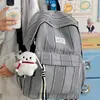 Mochila Escolar Simple Estilo Coreano para Estudiantes de Secundaria y Preparatoria, Versátil para Clase y Viajes, Mochila de Viaje Ligera de Gran Capacidad