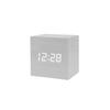 Fabricante de origen Reloj electrónico Reloj rectangular de madera Mini despertador Reloj digital Reloj LED de madera Luminoso