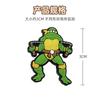 Atacado Personalizado Transfronteiriço Tartarugas Ninja Desenho Chinelos Charms de Sapato DIY Decoração de Sapato Fivela Pvc Removível Fivela Decorativa
