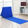 Almofada triangular inflável para viagem ao ar livre, tapete de praia, almofada triangular de PVC flocado, almofada de encosto, local para travesseiro