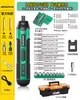 Set de Herramientas Destornillador Eléctrico Recargable Bosque Verde Taladro de Litio Destornillador Eléctrico Pequeño para Uso