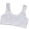Sujetador de desarrollo con almohadilla en el pecho para estudiantes de secundaria, sujetador deportivo para niñas, tirantes, chaleco pequeño, ropa interior anti-bultos de algodón puro