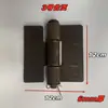 Dobradiça de solda para caixa de veículo agrícola Dobradiça de ferro espessado para caminhão grande Gancho de calha para caixa de veículo semirreboque Nova dobradiça de porta de ferro