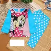Explosiones ropa infantil niña niña bebé caricatura manga larga ballena ropa de casa traje pijama D13
