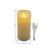 Luces de Vela Electrónicas, Recargables, con Llama Dinámica Parpadeante, Adecuadas para Decoración de Restaurante, Lugar de Boda y Hotel