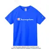 Camiseta de Manga Corta de Algodón Puro Unisex 2026 Nueva Camiseta Bordada Holgada Ins Marca de Moda Estilo Japonés Hong Kong Top Verano