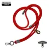 Lanyard Popular para Teléfono Móvil de Muñeca 6mm Fuerte para Colgar en el Cuello Cruzado Ajustable Exterior Montañismo Cuerda Trenzada Anti-Pérdida Color Pistola