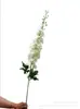 Flor de simulación delphinium jacinto decoración de boda para el hogar flor artificial falsa delphinium planta de simulación al por mayor