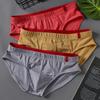Venta directa al por mayor color sólido algodón triángulo hombre triángulo cintura baja explosiones tendencia transpirable ropa interior hombre triángulo una generación de pelo