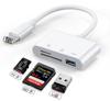 Aplicación transfronteriza de lector de tarjetas otg tres en uno para teléfono móvil Huawei a adaptador usb3.0 adaptador de tarjeta SD/TF