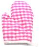 Novas Luvas de Isolamento Anti-Alta Temperatura para Micro-ondas Infantil com Estampa Xadrez Vermelho, Luvas Anti-Queimadura para Forno de Cozinha e Assar, Atacado