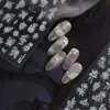 Tomoni Pegatina para Uñas Fina y Resistente Popular en Internet Ultra-delgada Sin Marca Pegatina para Uñas Flor de Lirio Blanca Mixta