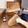 Zapatos Planos de Plataforma con Suela Gruesa para Mujer, Modernos, Versátiles, Cómodos y Súper Populares, Zapatos Planos Suaves con Ligero Aumento de Altura para Mujer, Nuevo Estilo 2025