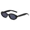 Estilo Coreano 2024 Nuevo Jennie Mismo Estilo Lentes de Sol Gm para Mujer Modernos Ovalados de Gama Alta para Cara Redonda Cóncavos