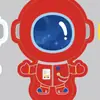 Actividad escolar palo de mano globo de película de aluminio astronauta dinosaurio animal caricatura palo de percusión globo empujar pequeño regalo