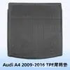 Adequado para Audi A4 2009-2016 Tapetes de Chão 3D para Todas as Estações em TPE e Tapete do Porta-malas