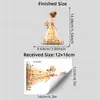BRUP Pegatina Decorativa Chica Sanadora Switch Ramo Chica con Falda Larga Enchufe de Casa Embellecimiento Pegatina de Pared BR5913C
