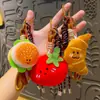 Llavero Serie de Comida Creativa Regalos Pequeños Colgante de Muñeco de Peluche Decoración de Bolsita de Regalo Pequeña Llavero Venta al por Mayor