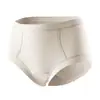 Estilo Nuevo Otoño e Invierno Ropa Interior Femenina Calentadora Cepillada Forrada de Felpa Almacenamiento de Calor Ácido Hialurónico Antibacteriana Entrepierna Cálida Ropa Interior de Cintura Alta para Mujer