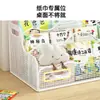 Estantería para libros de niños, organizador de almacenamiento de libros ilustrados para escritorio, de gran capacidad, para mesita de noche, rincón de ventana, lectura de libros para bebés, estante de almacenamiento simple