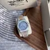 Dropshipping Reloj Vivian Westwood Azul Hielo Triturado Nuevo Reloj Morado Ciruela para Mujer Fruta del Dragón Saturno Reloj Pequeño Dorado