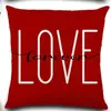 Funda de Almohada de Lino para San Valentín de Amazon con Cartas de Amor y Diseño de Gnomo para Decoración de Sofá y Soporte Lumbar de Coche