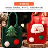 Meias de presente de Natal desenho animado novo pingente decorativo saco de presente para crianças Árvore de Natal Alce de Natal bolsa de feltro