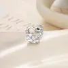 Pendientes de Hélice Estilo Coreano Dulce Diamante Microincrustado Flor de Cuatro Pétalos Corazón Calado Estilo Bosque Pequeño Fresco Elegante