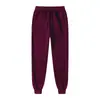 Comércio Transfronteiriço Calças de Lã Forradas Outono e Inverno para Homens, Calças de Moletom Esportivas Casuais da Moda, Calças Jogger Espessadas e Quentes