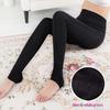300g Veludo Pérola calça de peça única forrada com fleece leggings grossos para usar por cima step-on feminina tamanho grande outono e inverno calças quentes fornecimento