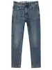 Ropa de Hombre Fengshe / Otoño-Invierno 2026 Nuevo Estilo Americano Toro Grande Clásico Ajuste Delgado Pierna Recta Jeans Retro