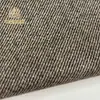 Tejido de franela de lana mezclada con hilo plateado, tejido de sarga con hilos metálicos, tejido engrosado para abrigos y trajes, suministrado por el fabricante