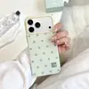 Funda para Teléfono Apple 17PROMAX con Marco de Color Contrastante Estampado Completo de Estrellas Fresca Dulce Chica iPhone18 Funda Protectora