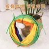 Nuevos Suministros para Mascotas: Túnel para Gatos Recto Arcoíris, Juguete Autoeentretenido y Educativo para Gatos, Túnel Plegable para Gatos