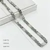 Cadena Cubana de Acero de Titanio de Venta Caliente Europea y Americana Cadena de Titanio Collar de Acero de Titanio Cadena Hecha a Mano Hip-Hop Europeo y Americano Acero Inoxidable Hombres y Mujeres Pulido Redondo