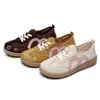 Tênis Respiráveis de Verão Personalizados, Sola Macia Antiderrapante, Sapatos de Tecido Old Beijing Confortáveis, Sapatos Femininos, Tênis de Treino Alemães Casuais Leves, Transfronteiriços