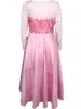 Disfraz de Cosplay de la Bruja Mala Glinda Vestido Rosa de Princesa para Niños Disfraz para Actuación Musical de Halloween