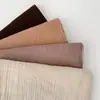 Bufanda de Algodón y Lino Plegada de Color Sólido Nueva para Mujer, Delgada, Multicolor, Artística, Chal Versátil, Protección Solar de Verano, Bufanda Ligera de Gasa