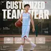 Conjunto de Uniforme de Baloncesto Infantil, Uniformes de Equipo de Baloncesto de Secado Rápido Personalizados para Estudiantes de Primaria, Niños y Niñas