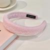 Diadema Infantil de Acrílico Colorida para Niñas Nuevo Estilo 2025 Diadema de Ala Ancha Pasador Lindo Goma para el Cabello Accesorios para la Cabeza de Bebé