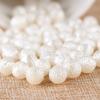 Novas contas plásticas de Bayberry branco puro de 10mm contas retas acrílicas