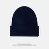 Gorro de Punto de Invierno, Color Sólido, Tacto de Alta Gama, Unisex, Versátil, Gorro Cálido, Gorro para Proteger las Orejas