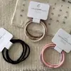 Pacote com 3 ~ Coreia do Sul Início do Outono Nova Cor Qualidade Elástico de Cabelo Simples Versátil Alta Elasticidade Rabo de Cavalo Anel de Cabelo Durável e Fácil de Usar