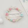 Jingdezhen nova pulseira de cerâmica pulseira de coração de menina infantil círculo único joia desenho animado fofo suprimento de barraca atacado